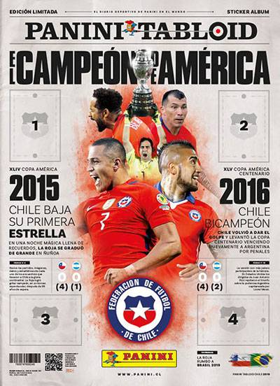 Panini Tabloid - El Campeón de América